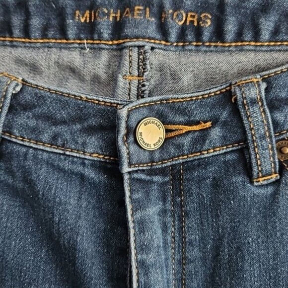Michael Kors Jeans Women's 8 (36x28) Skinny Mid Rise Stretch Dark Wash Denim - Picture 11 of 16